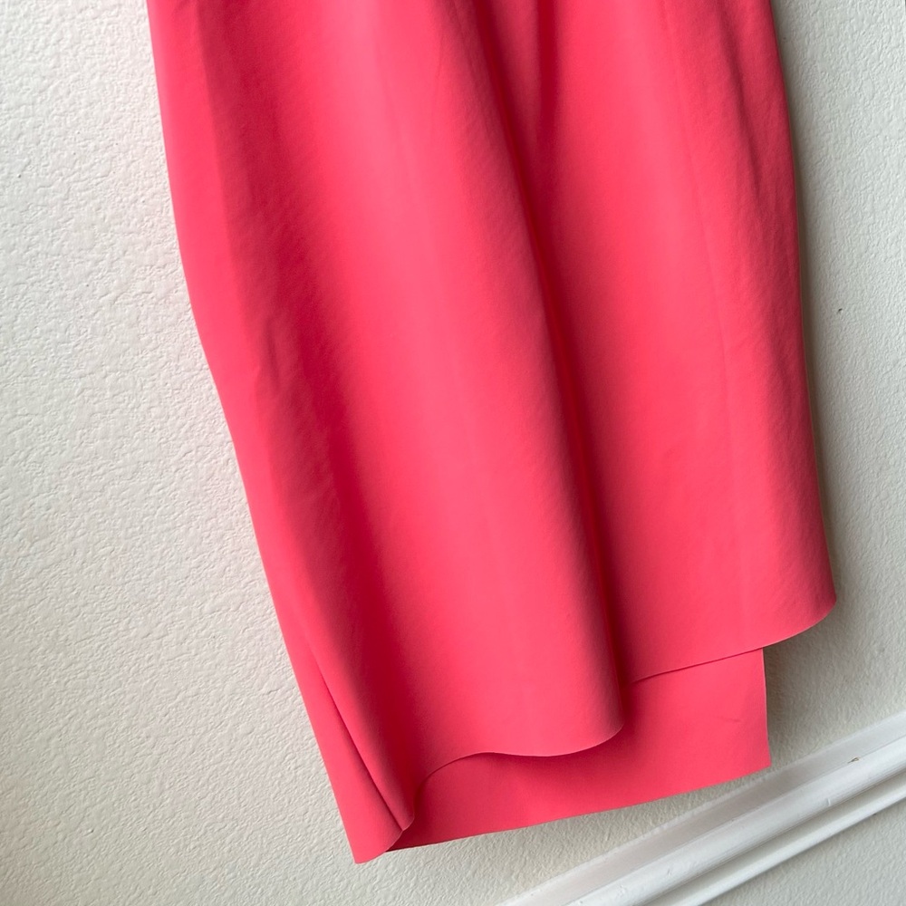 NWT $695 Chiara Boni La Petite Robe Devis Dress in Pink Red Sz 8 - Picture 11 of 16